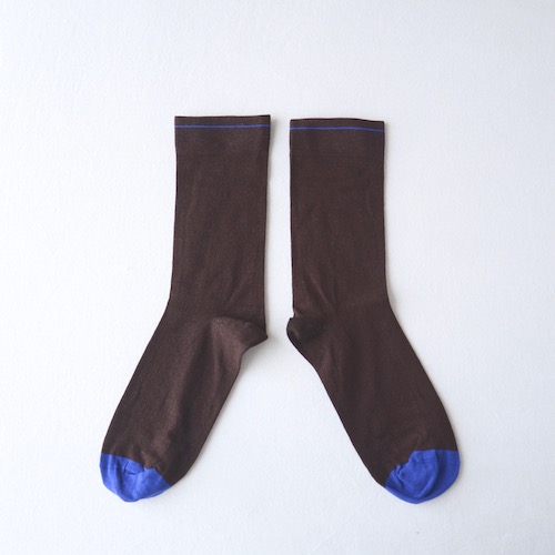socks Plain Dark Brown
