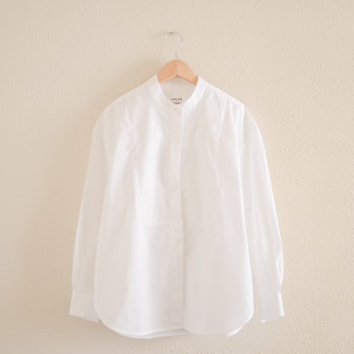  コットンオーバーサイズシャツ White